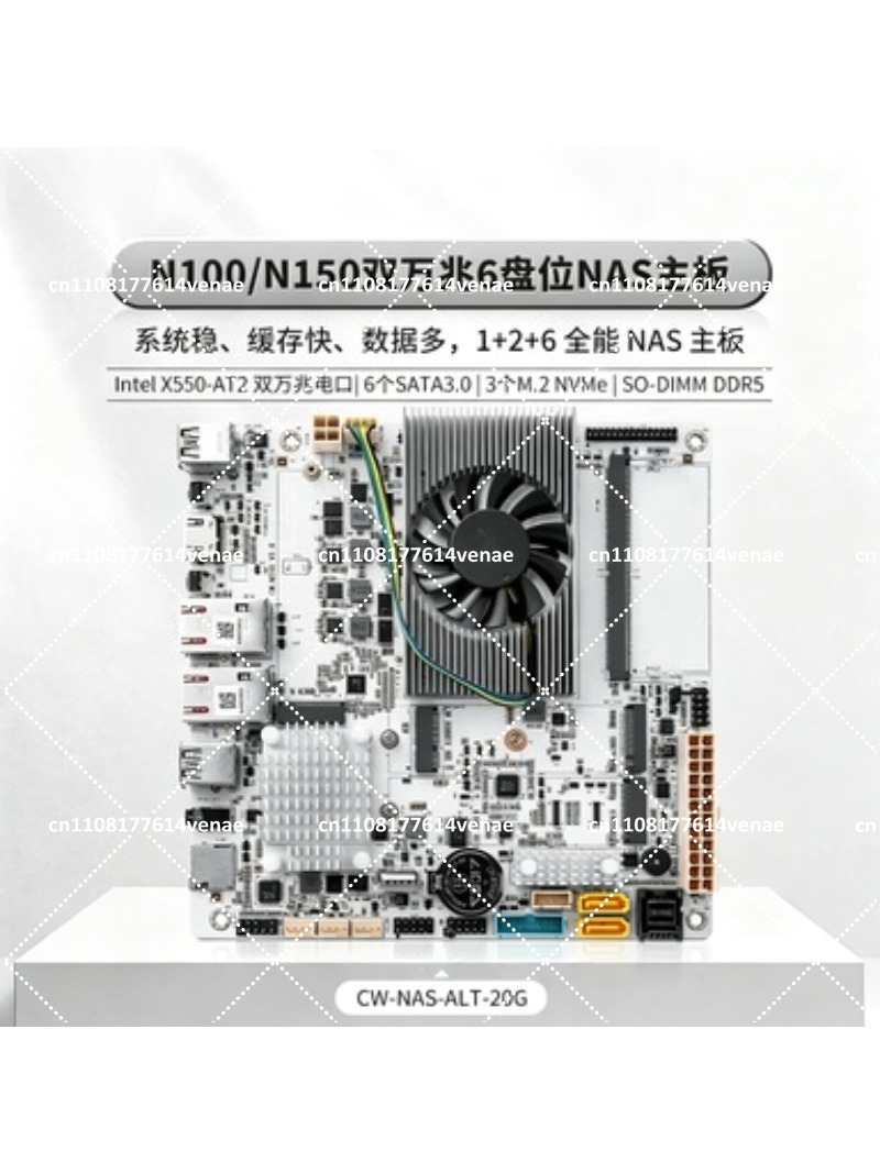 Nas Motherboard 8 Sata Mini Itx - NAS 마더보드 8베이, N100 N150 N305