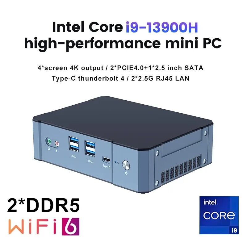 Intel Core I9 13900H Mini Pc - 인텔 코어 i9 NUC 미니 게이밍