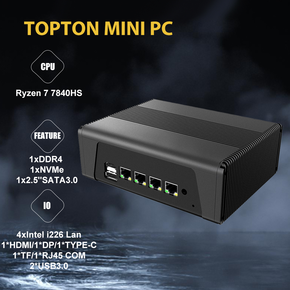 Amd Ryzen 7 7840Hs Mini Pc - 슈퍼 딜 미니 소프트 라우터 AMD