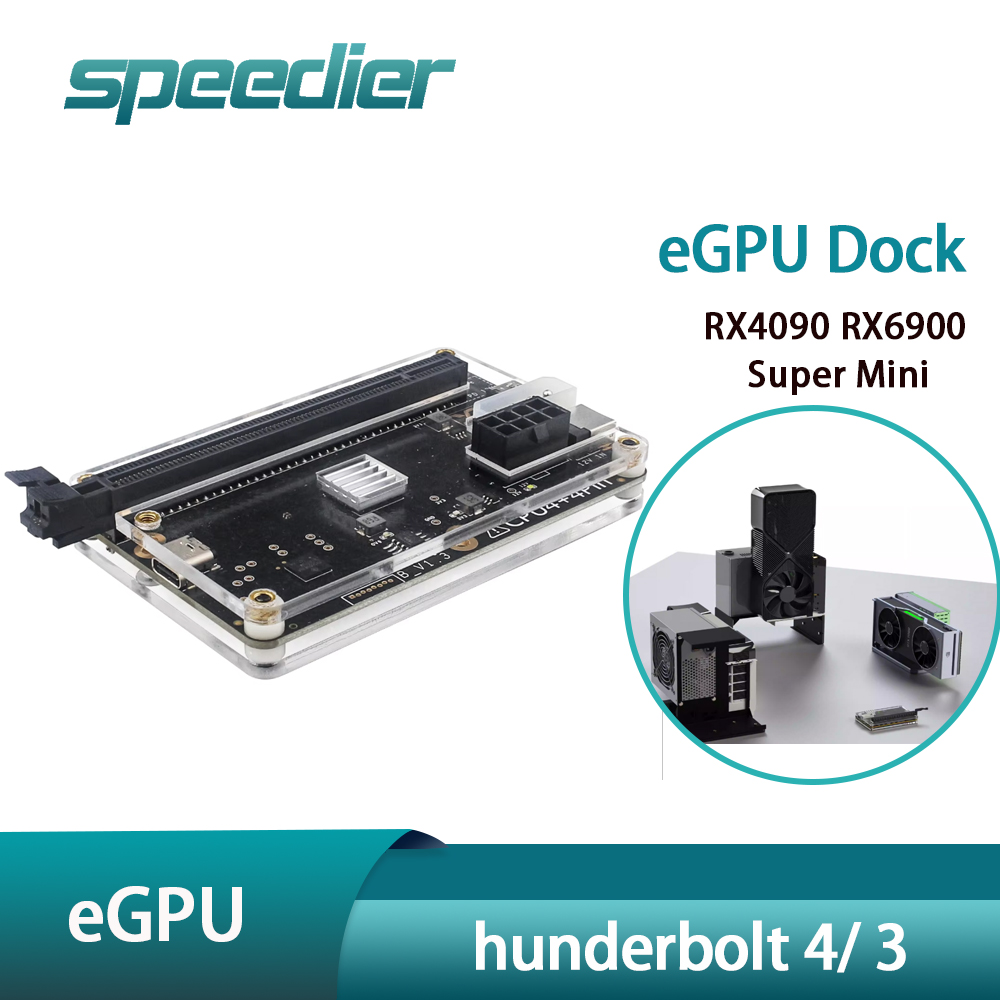 Thunderbolt 4 Egpu Dock Mini Pc - 썬더볼트 4 3 eGPU 도크 외장