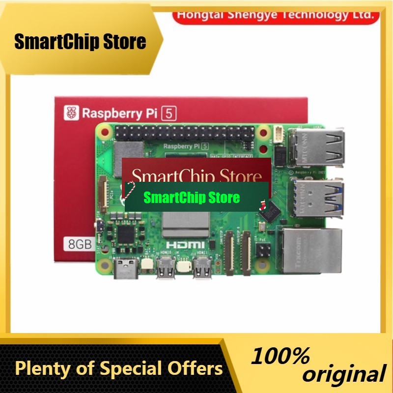 Raspberry Pi 5 8Gb Board - SmCpNew 오리지널 라즈베리 파이 5 4GB