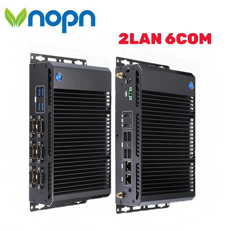 Fanless Industrial Pc Rs485 Core I7 - VNOPN 팬리스 산업용 미니 PC 듀얼