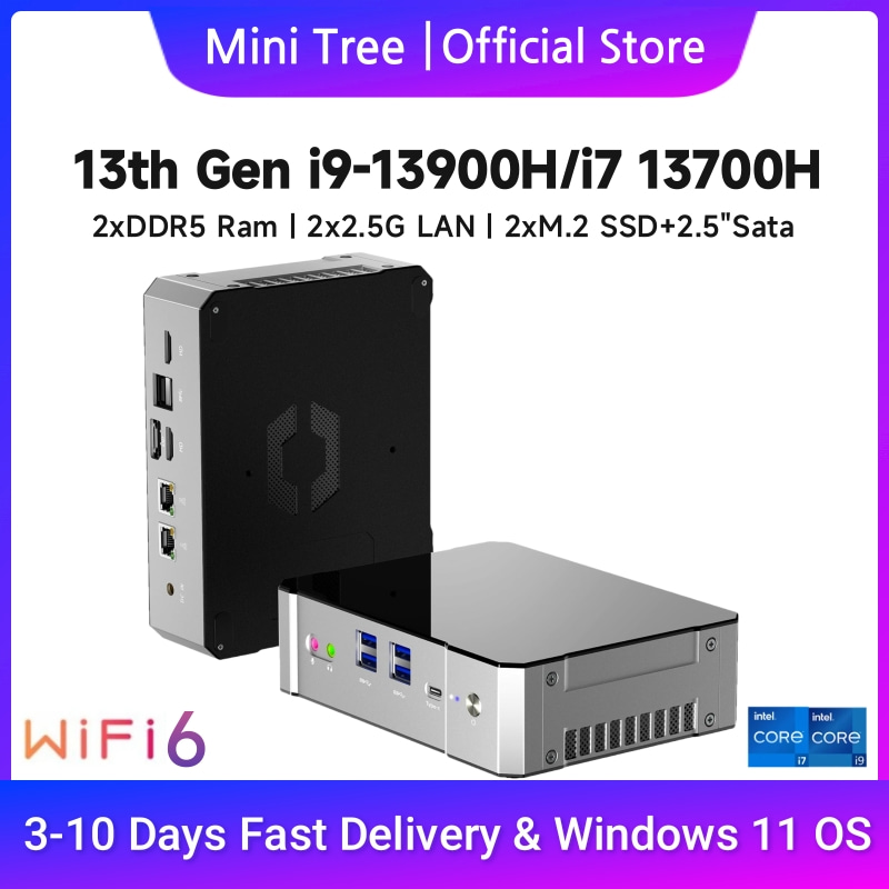 Intel Core I9 13900H Mini Pc - 13 세대 미니 게이밍 PC, 윈도우