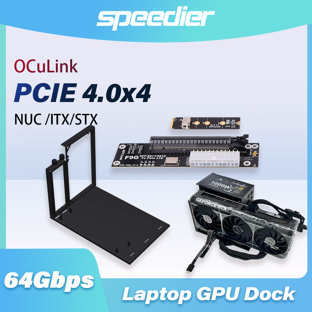 F9G 64Gbps OcuLink to PCIE 4.0 - Oculink Egpu Mini Pc 리뷰 및 가격