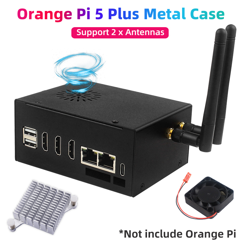 오렌지 파이 5 플러스 금속 케이스, 4040 냉각 팬 - Orange Pi 5 Plus 16Gb 리뷰 및 가격