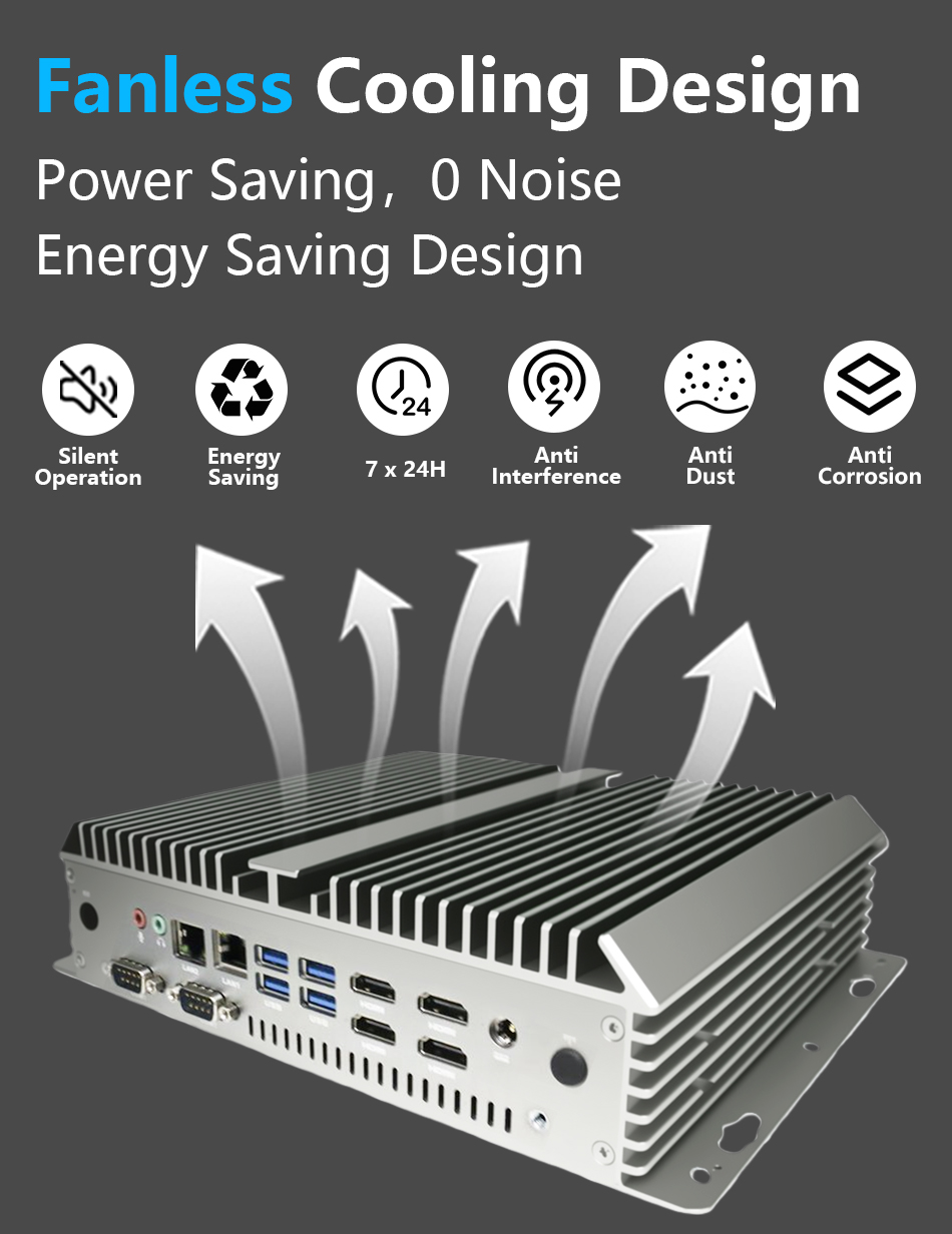 팬리스 산업용 미니 PC 6xRS232 RS485 CO - Fanless Industrial Pc Rs485 Core I7 리뷰 및 가격
