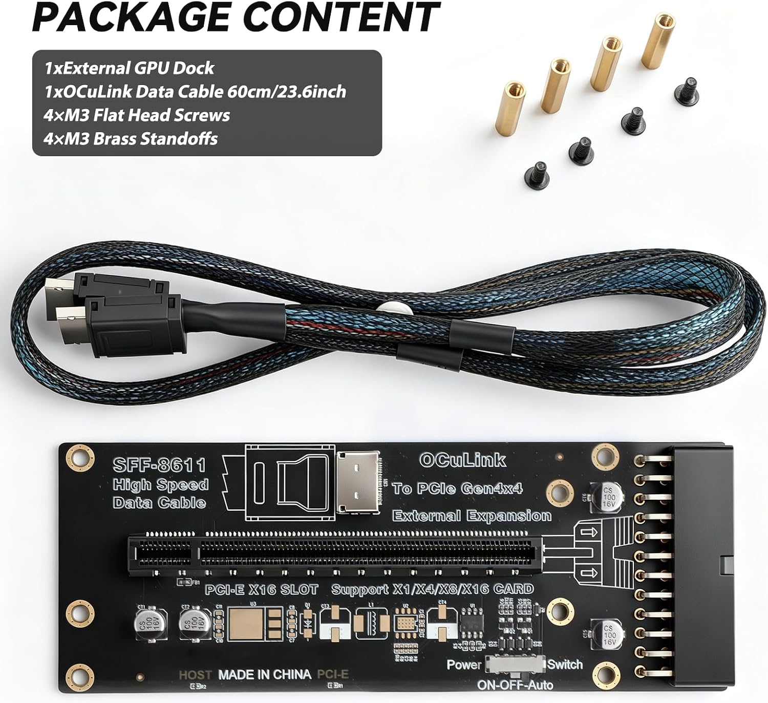 OCuLink PCIe 4.0 X4 64Gbps SFF - Oculink Egpu Mini Pc 리뷰 및 가격