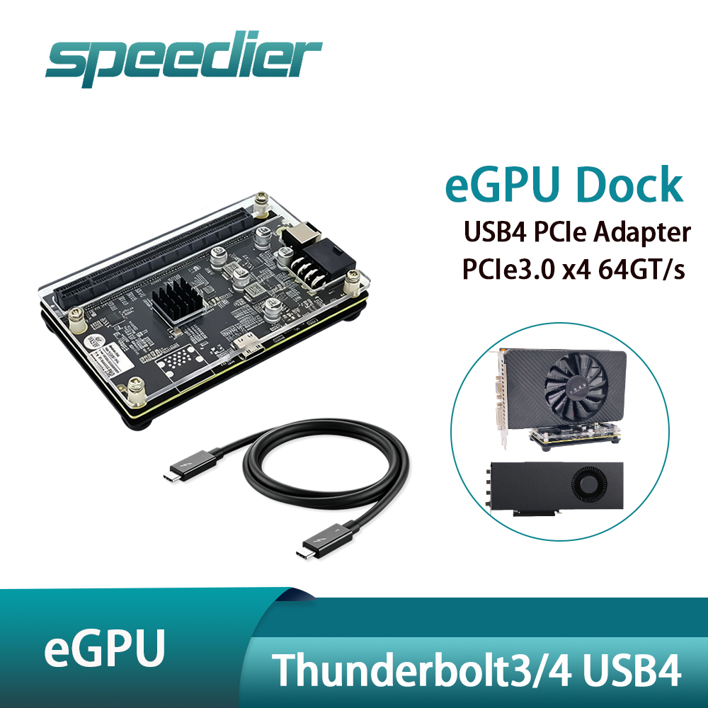USB4 썬더볼트 3 / 4 EGPU 도크 PCIe X - Thunderbolt 4 Egpu Dock Mini Pc 리뷰 및 가격