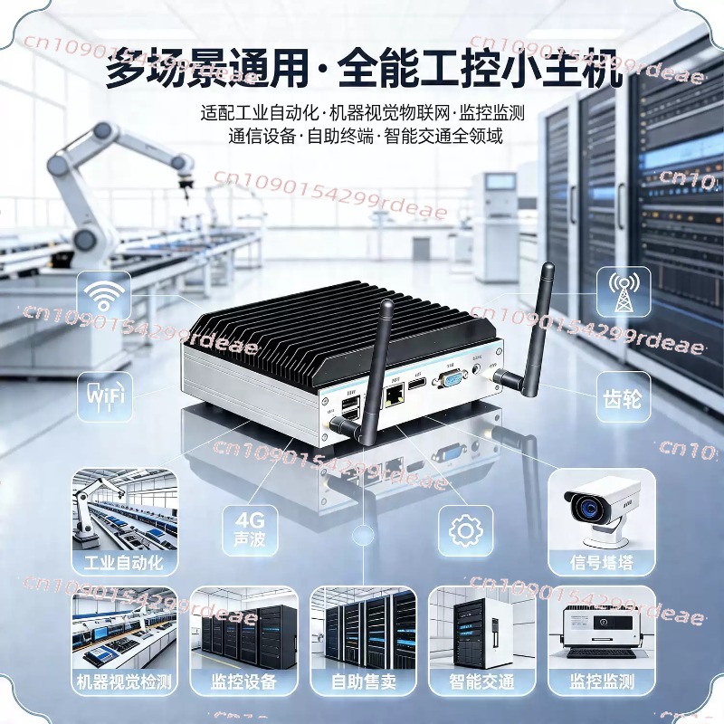미니 산업용 PC - 쿼드코어 N100/J1900/J6 - Fanless Industrial Pc Rs485 Core I7 리뷰 및 가격