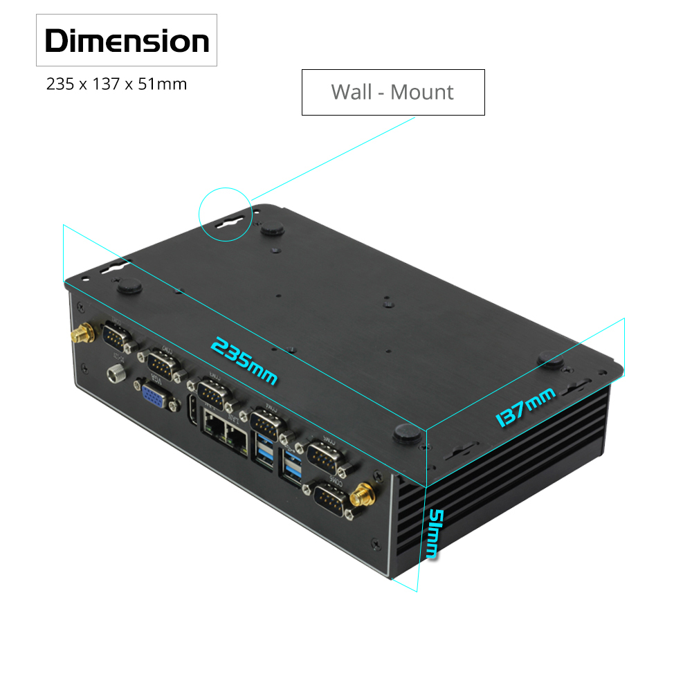미니 산업용 PC 팬리스 듀얼 LAN 6*COM 4G  - Fanless Industrial Pc Rs485 Core I7 리뷰 및 가격